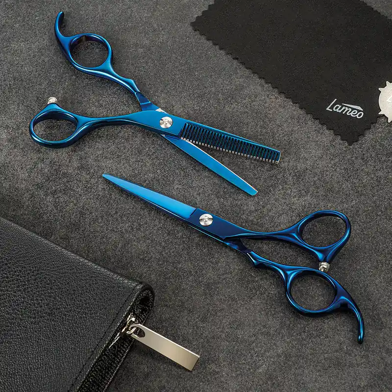Sonderaktion Xanitalia Lameo Stage Pro Scherenset Set Offset Blau 6” Xanitalia Lameo Stage Pro Scherenset Set Offset Blau 6” 18431